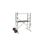 Echafaudage roulant de jardin tout terrain 0, 9m / 2, 9m hailo hobbystep h3 jardin