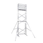 Echafaudage roulant pliable 4, 5m / 6, 5m en aluminium hailo hobbystep h7 Echafaudage roulant pliable 4, 5m / 6, 5m en aluminium hailo hobbystep h7