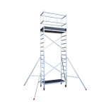 Echafaudage roulant professionnel 3, 7m / 5, 7m en aluminium hailo expert pro