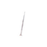 Echelle coulissante � corde professionnelle 3 plans 3x16 �chelons 10, 8m / 11, 1m hailo trio