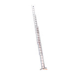 Echelle coulissante  corde professionnelle 3 plans 3x16 chelons 10, 8m / 11, 1m hailo trio