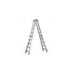 Echelle pliable multifonction t�lescopique 4x5 �chelons 4, 8m / 5, 7m hailo profistep multi