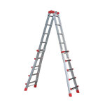 Echelle pliable multifonction tlescopique 4x5 chelons 4, 8m / 5, 7m hailo profistep multi