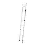 Echelle simple 8 �chelons 2, 3m / 3, 25m en aluminium hailo hobbystep type d'embouts - embout classique ...