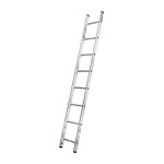 Echelle simple 8 �chelons 2, 3m / 3, 25m en aluminium hailo hobbystep type d'embouts - embout professionnel ...