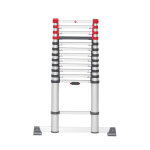 Echelle télescopique pliable 13 échelons 3, 8m / 4, 5m en aluminium hailo flexline Echelle télescopique pliable 13 échelons 3, 8m / 4, 5m en aluminium hailo flexline