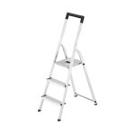 Escabeau domestique pliable en aluminium 3 marches ultra lger hailo l40
