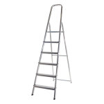 Escabeau domestique pliant 6 marches selekta frontalu