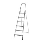 Escabeau domestique pliant 6 marches selekta frontalu