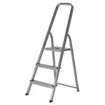 Escabeau mnager pliable en aluminium 3 marches lger selekta