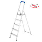 Escabeau mnager pliable en aluminium 5 marches ultra lger hailo l20