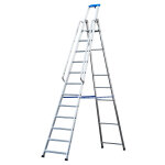 Escabeau professionnel en aluminium 12 marches profonte xl 50 / 110