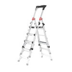 Escabeau professionnel télescopique 3m adapté aux escaliers hailo tl100 Escabeau professionnel télescopique 3m adapté aux escaliers hailo tl100