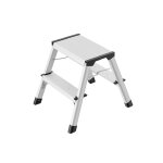 Marche pied double accs 2x2 marches pliant en aluminium hailo d60