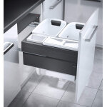 Pani�re � linge 4 bacs encastrable 80l hailo laundry carrier 600