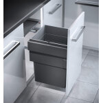Poubelle de cuisine coulissante encastrable 55l hailo cargo synchro Poubelle de cuisine coulissante encastrable 55l hailo cargo synchro