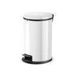 Poubelle de cuisine design  pdale 12l hailo pure m coloris - blanc
