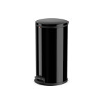 Poubelle de cuisine design  pdale 25l hailo pure l coloris - noir