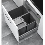 Poubelle de cuisine encastrable as allegro s350 28l + 2x13l hailo