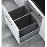 Poubelle de cuisine encastrable as allegro s350 2x28l hailo