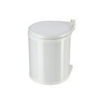 Poubelle de cuisine encastrable sous vier 15l hailo compact - box m coloris - blanc
