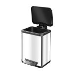 Poubelle de cuisine � p�dale 20l hailo �ko uno plus m coloris - inox