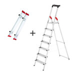 Rails jardin + escabeau 7 marches extra larges profistep xxl