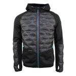 Blouson homme clooney noir / bleu