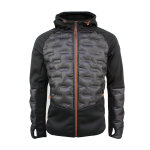 Blouson homme clooney noir / orange