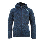Blouson polaire  capuche fatora bleu