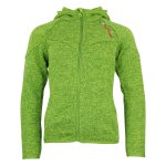 Blouson polaire  capuche gatora vert
