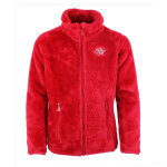 Blouson polaire fariane rouge