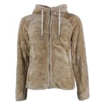 Blouson polaire femme alanzo camel
