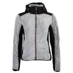 Blouson polaire femme amarant noir