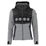 Blouson polaire femme animo noir