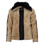 Blouson polaire femme areva camel