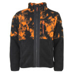 Blouson polaire homme cefran noir / orange