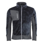 Blouson polaire homme chapeau noir