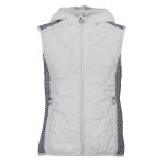 Blouson polaire sans manches femme antilope blanc / marine