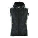 Blouson polaire sans manches femme antilope noir