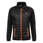 Blouson polar shell caler noir / orange