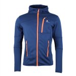 Blouson polar shell campus marine / orange