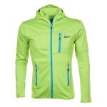 Blouson polar shell campus vert / bleu