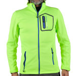 Blouson polar shell cristom vert