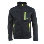 Blouson polar shell ecanton 38 noir / jaune