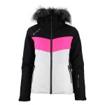Blouson de ski femme afidol noir / fuchsia Blouson de ski femme afidol noir / fuchsia