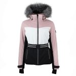 Blouson de ski femme almenira rose / blanc / noir Blouson de ski femme almenira rose / blanc / noir