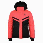 Blouson de ski fille fama noir / corail Blouson de ski fille fama noir / corail