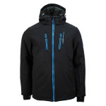 Blouson de ski homme canadi noir / bleu