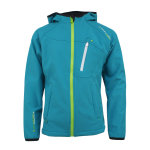 Blouson de ski softshell fanso turquoise